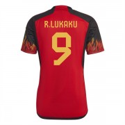 Belgia Barn Landslagsdrakter VM 2022 Romelu Lukaku 9 Hjemmedrakt..